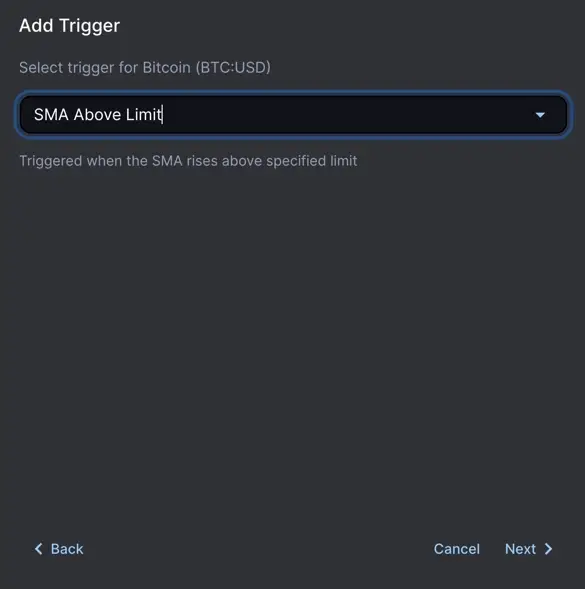 crypto price alert event type